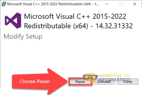 Lista de aplicaciones de Windows con varias entradas de Microsoft Visual C++ Redistributable