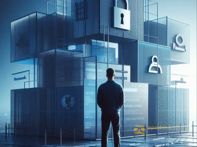 Hombre observa los bloqueos de internet por las operadoras