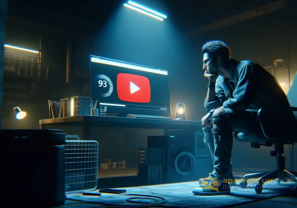 usuario de Youtube esperando a que cargue un video.
