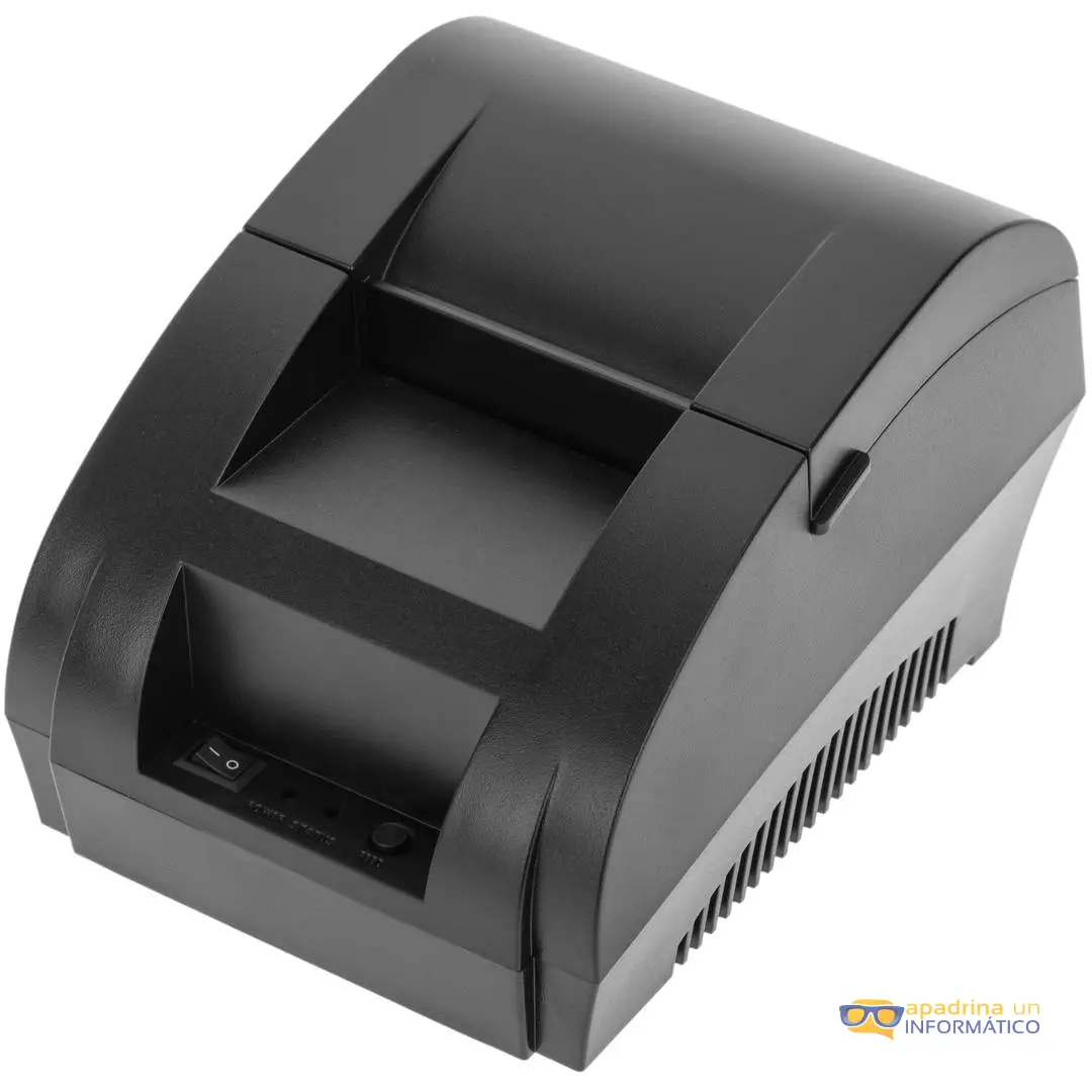 Impresora térmica de tickets de 58 mm conectada por USB